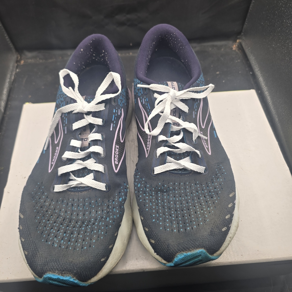 Brooks Navy and Teal Running Shoes